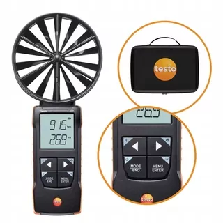 Testo 417 - Digitálny lopatkový anemometer so sondou